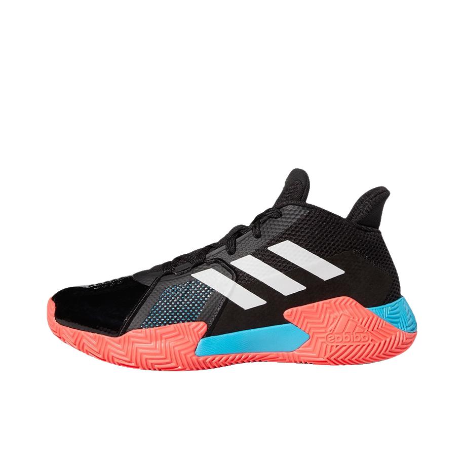 推荐商品：adidas Court Vision 2 篮球鞋 透气缓震耐磨实战训练 黑色/白色/蓝色