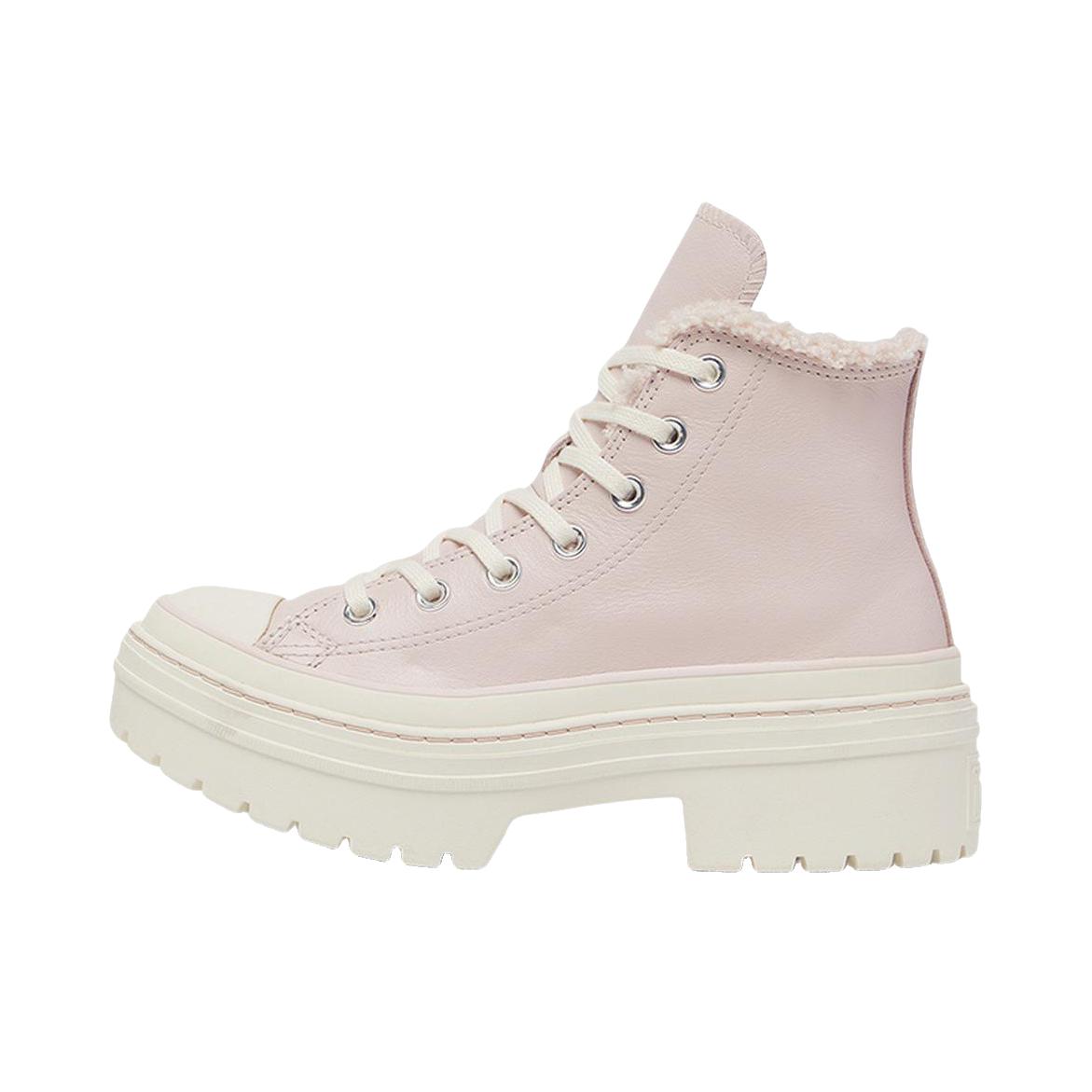 推荐商品：Converse/匡威 All Star Lugged 帆布鞋 厚底情侣高帮 女款/淡红色