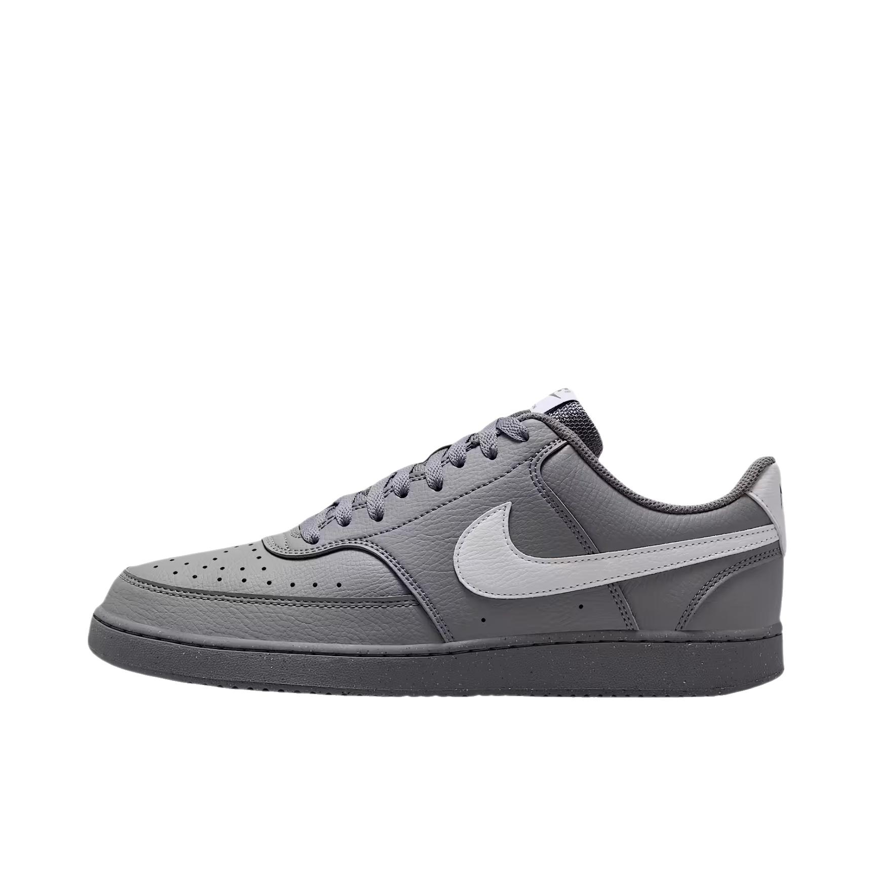 推荐商品：Nike Court Vision 板鞋 复古缓震抓地防滑轻便 笔尖灰/黑色/白色