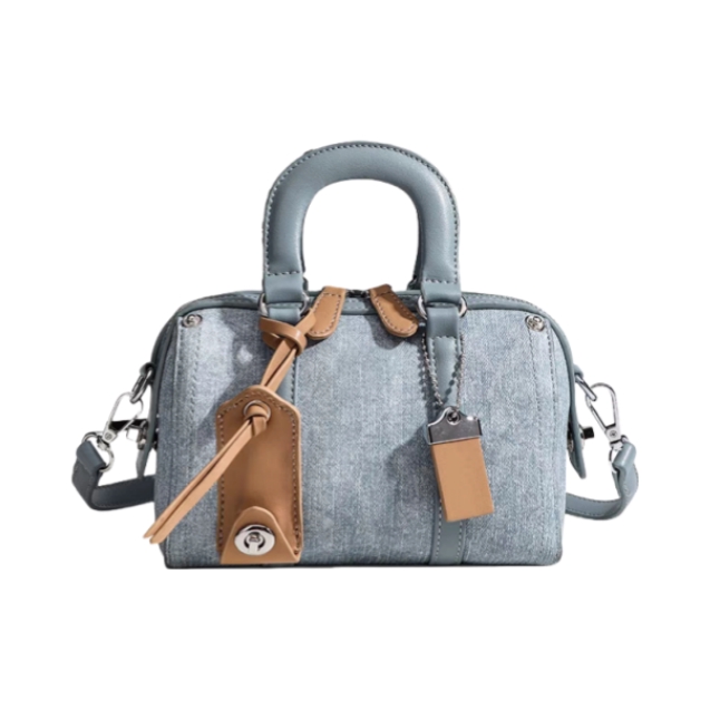 推荐商品：octsui/八井 复古高级上班通勤合成革波士顿包单肩手提包斜挎包