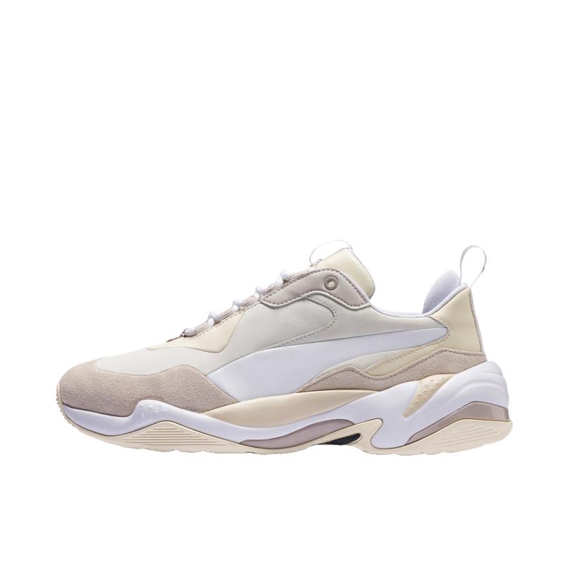 推荐商品：Puma/彪马 Thunder 运动休闲鞋 时尚复古防滑耐磨透气厚底圆头 White/Seashell 白粉棕