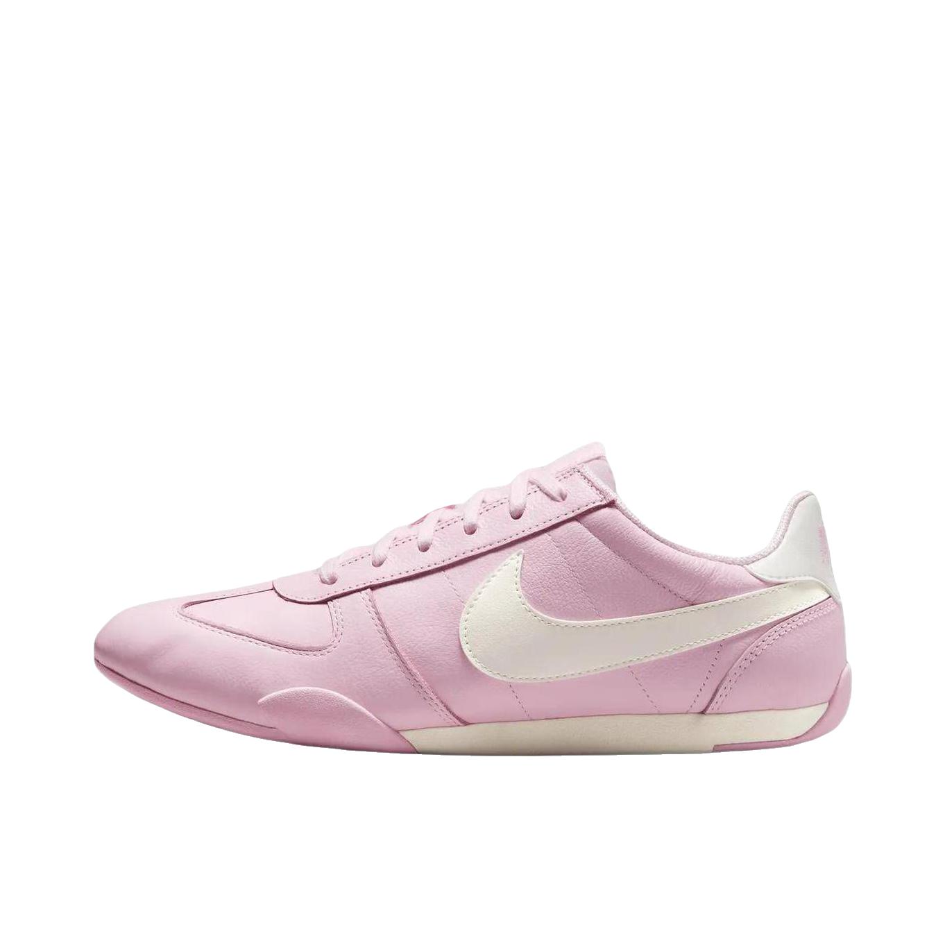 推荐商品：Nike Sprint Sister 运动休闲鞋 系带平跟圆头薄底复古芭蕾风 粉色/白色