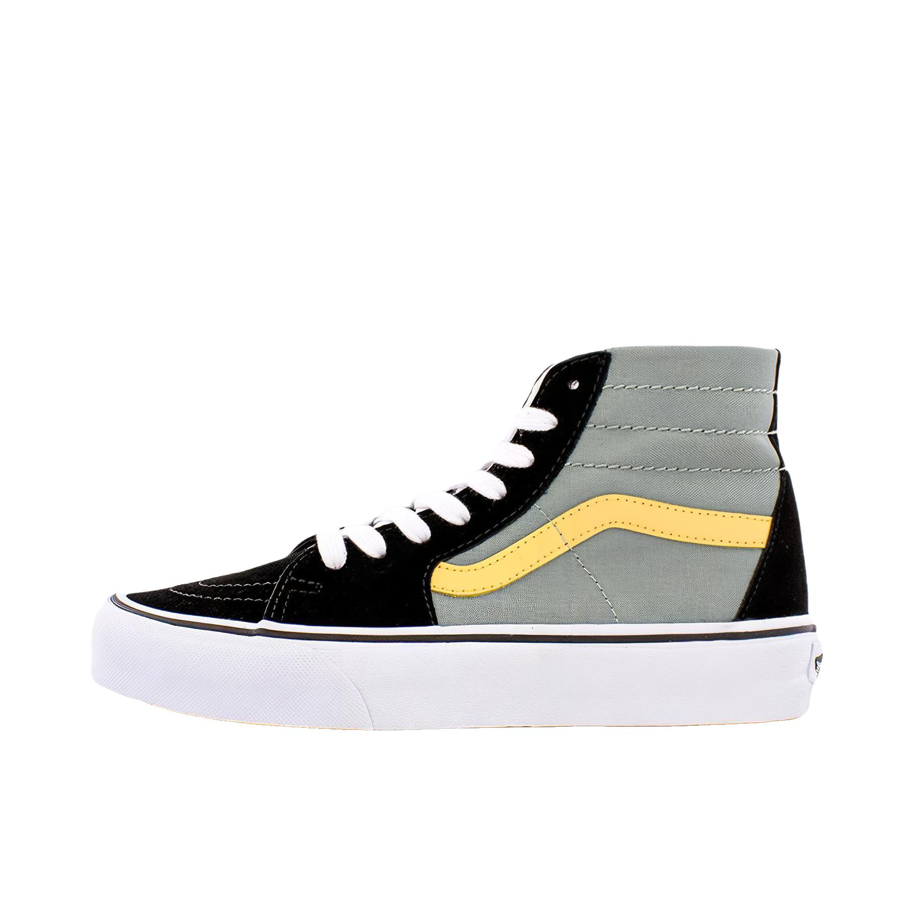 推荐商品：Vans/范斯 SK8 HI Tapered Vr3 简约潮流 舒适百搭 防滑耐磨 板鞋 紫色/灰色/黑色