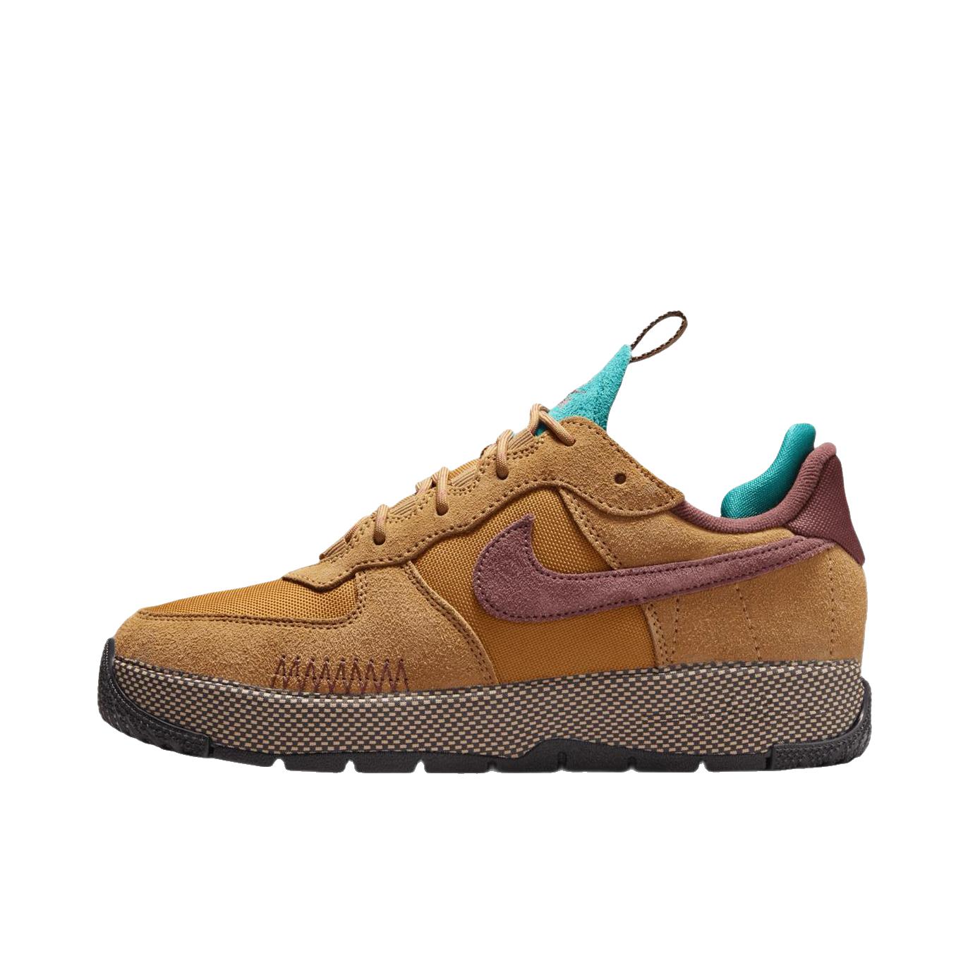 推荐商品：Nike Air Force 1 空军一号 板鞋 轻便舒适百搭耐磨防滑复古 深棕色/青色