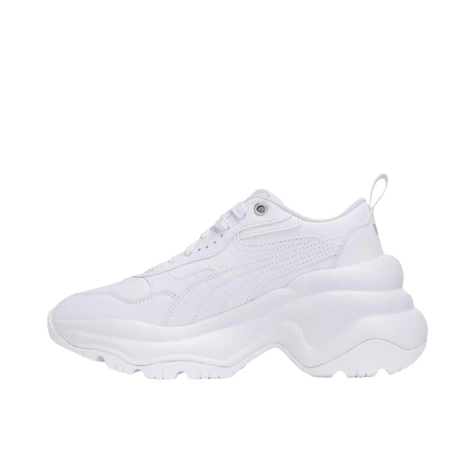 推荐商品：Puma/彪马 Cilia Wedge 运动休闲鞋 复古防滑耐磨轻便透气增高 白色