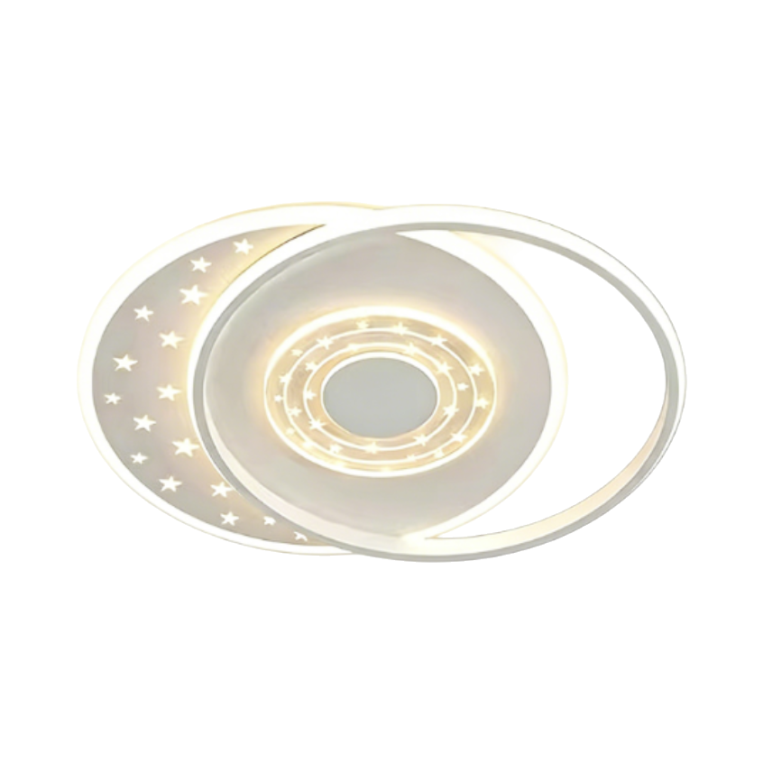 推荐商品：仁旺照明 智能控制 三色光 吸顶灯 现代简约大气