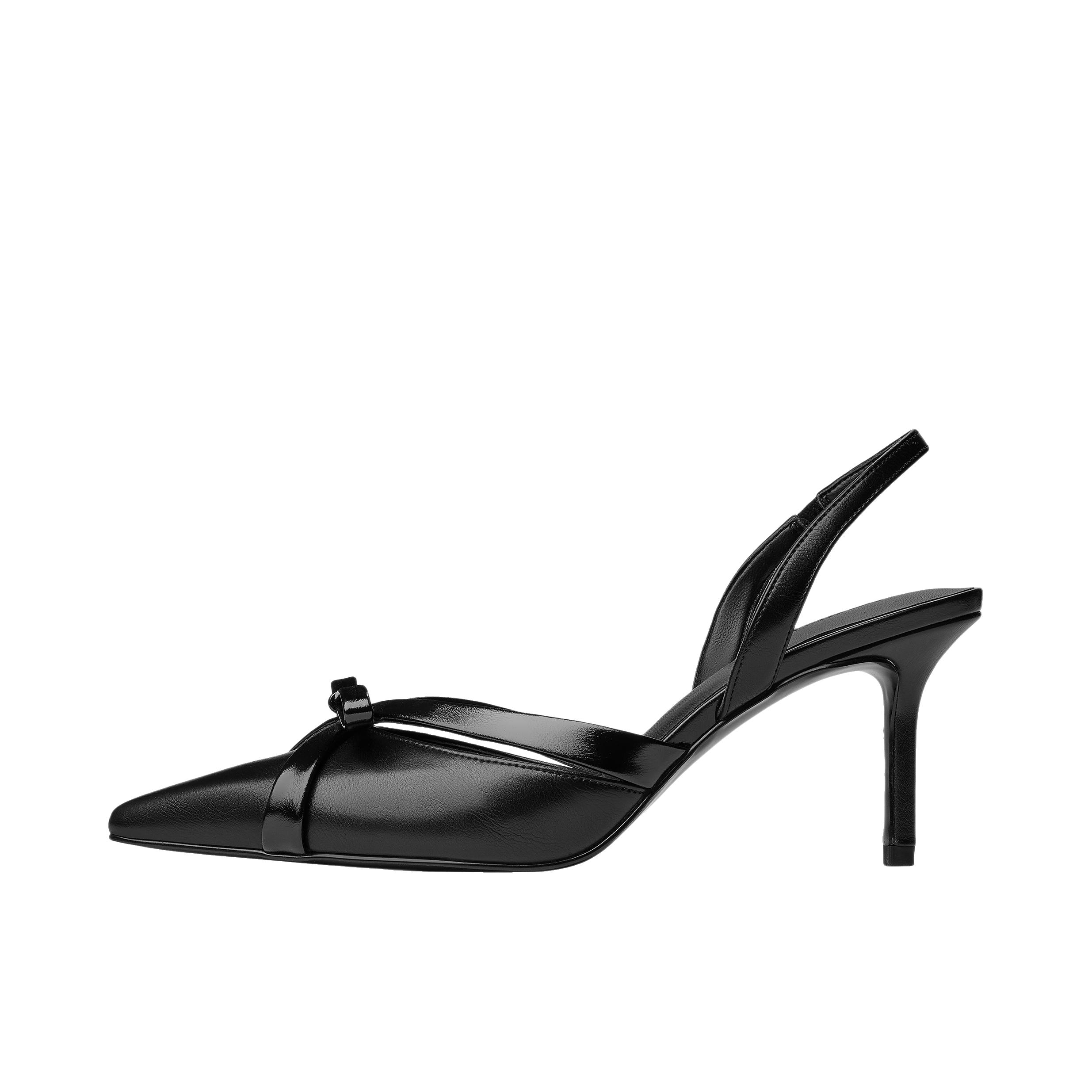 推荐商品：CHARLES&KEITH 高跟鞋 气质时尚尖头 CK1-60920431 黑色
