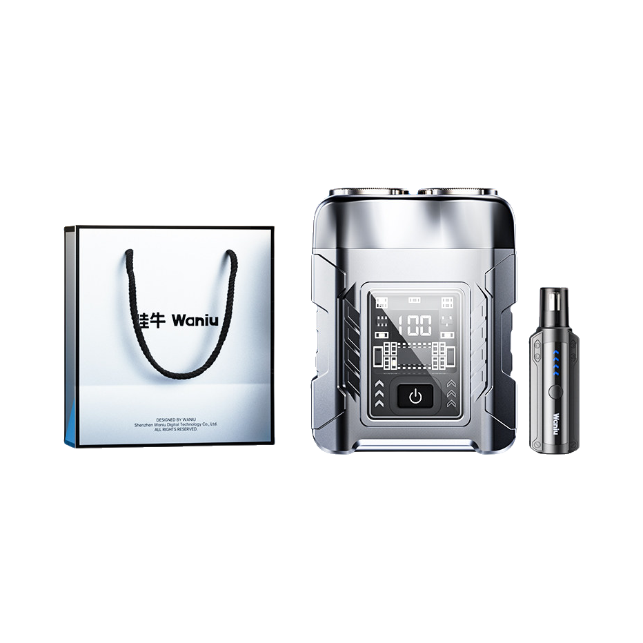 推荐商品：【礼盒装】哇牛 A4 电动剃须刀 合金 全身水洗