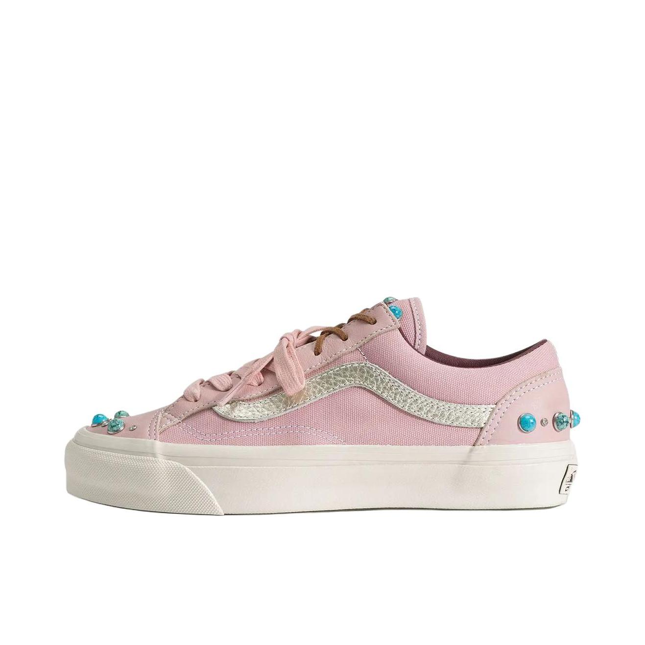 推荐商品：Vans/范斯 Old Skool 36 板鞋 简约复古时尚百搭防滑耐磨舒适减震轻便透气拼接贴合支撑 粉色 