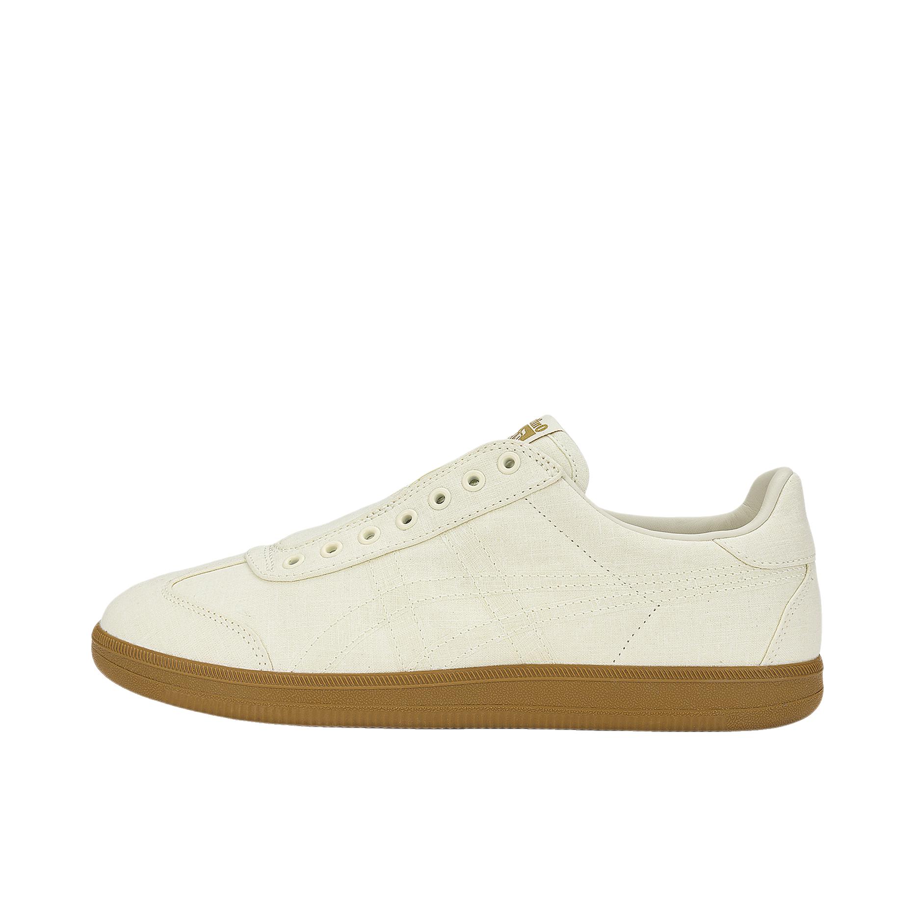 推荐商品：Onitsuka Tiger Tokuten 德训鞋 板鞋 防滑耐磨舒适减震织物复古百搭一脚蹬 米白色/亚麻棕