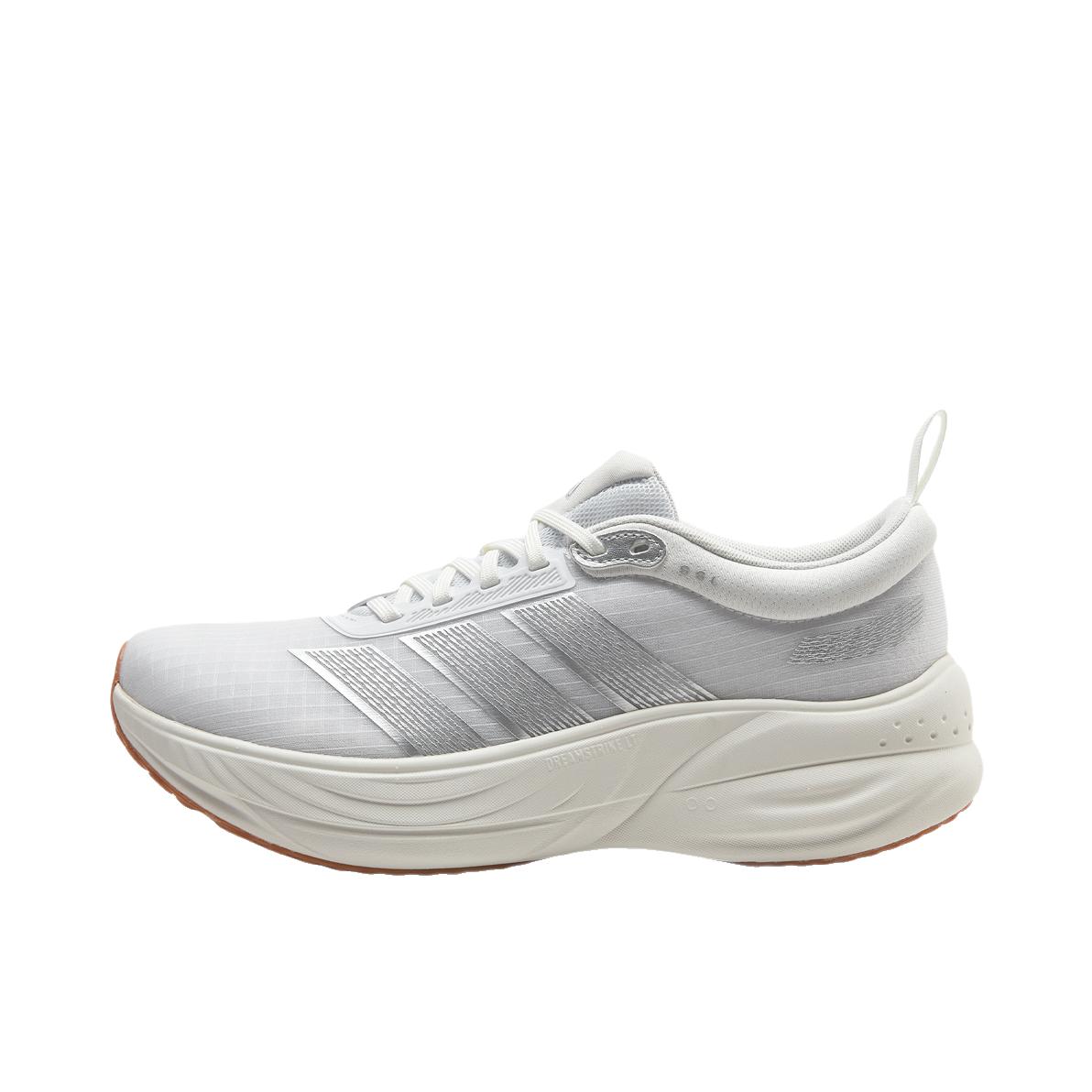 推荐商品：adidas CUSHION HALO 跑鞋 厚底缓震防滑回弹网布轻便秋冬 灰色/银色