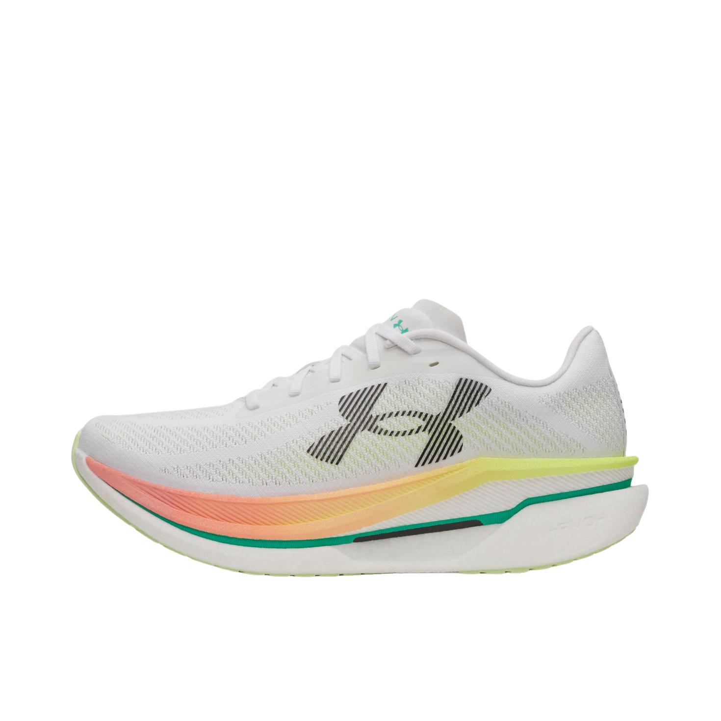 推荐商品：Under Armour/安德玛 VELOCITI PRO 2 跑鞋 圆头厚底系带 奶白色