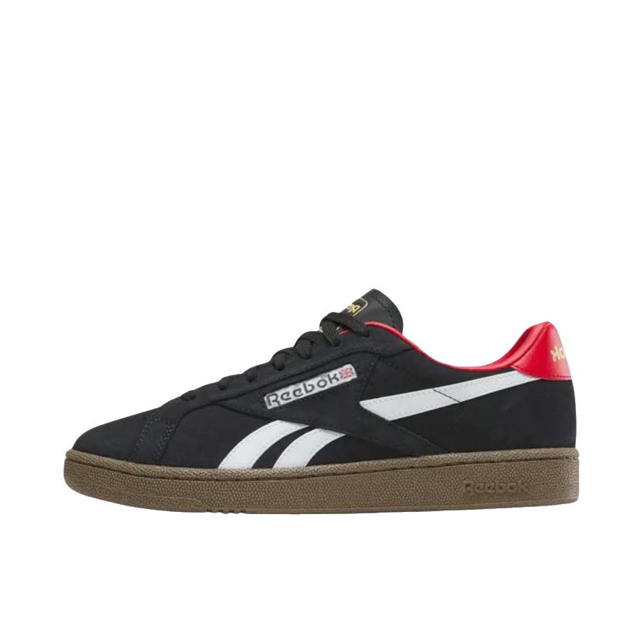 推荐商品：Reebok/锐步 CLUB C GROUNDS UK 复古 耐磨防滑 牛剖层革 德训鞋 板鞋 深黑色