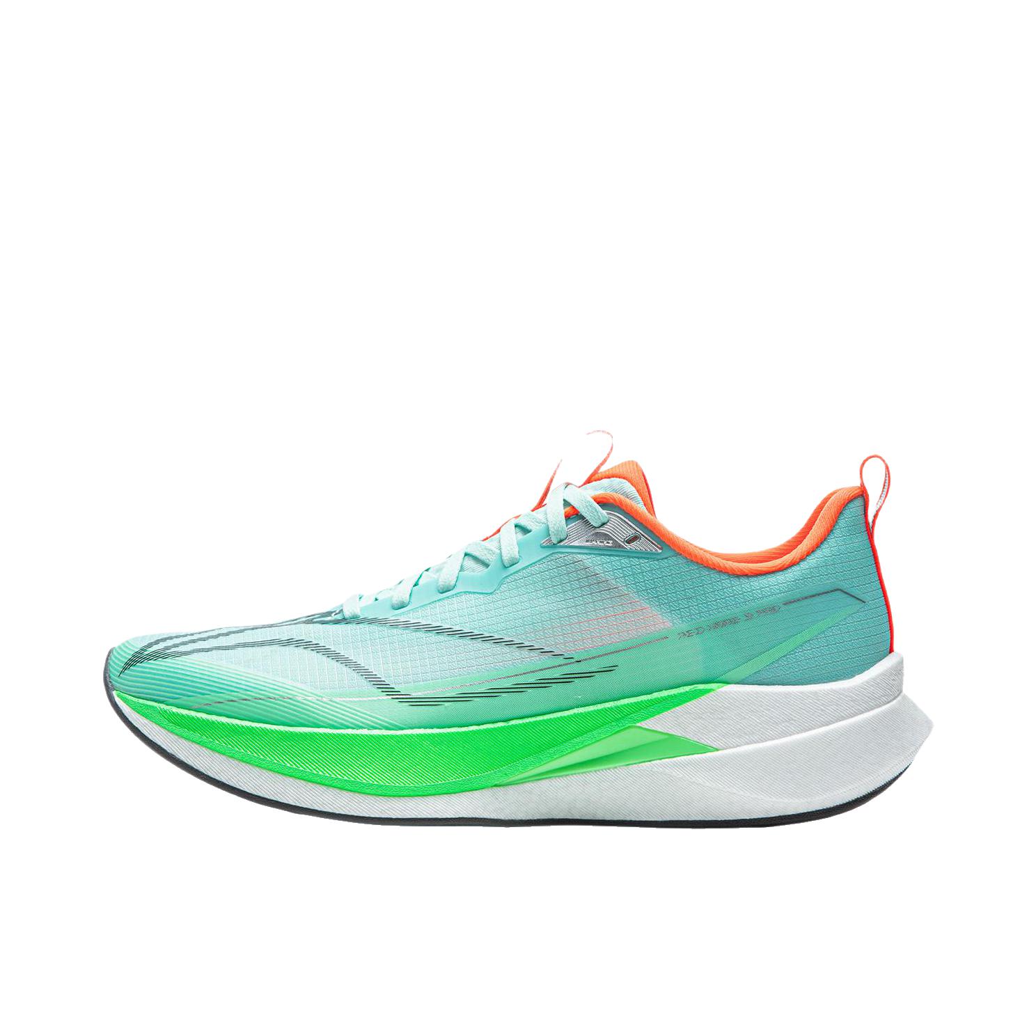 推荐商品：李宁 赤兔9 Pro 跑鞋 马拉松比赛缓震高弹轻量马年䨻科技回弹减震轻便防滑稳定竞速训练体测轻质 岛屿蓝