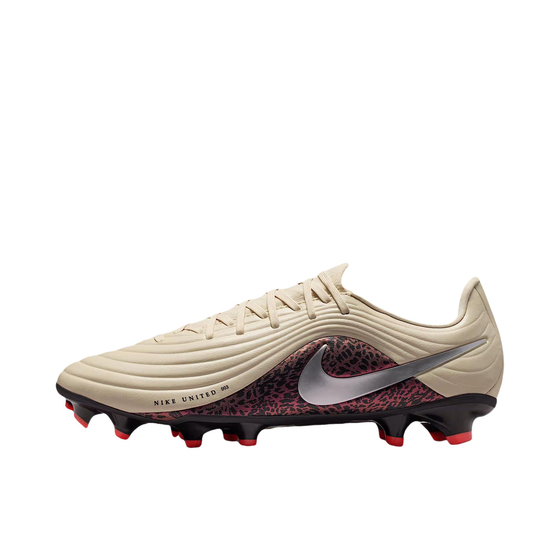 推荐商品：Nike Tiempo Maestro United Academy MG 足球鞋 短钉人造草地圆头 米色/红色