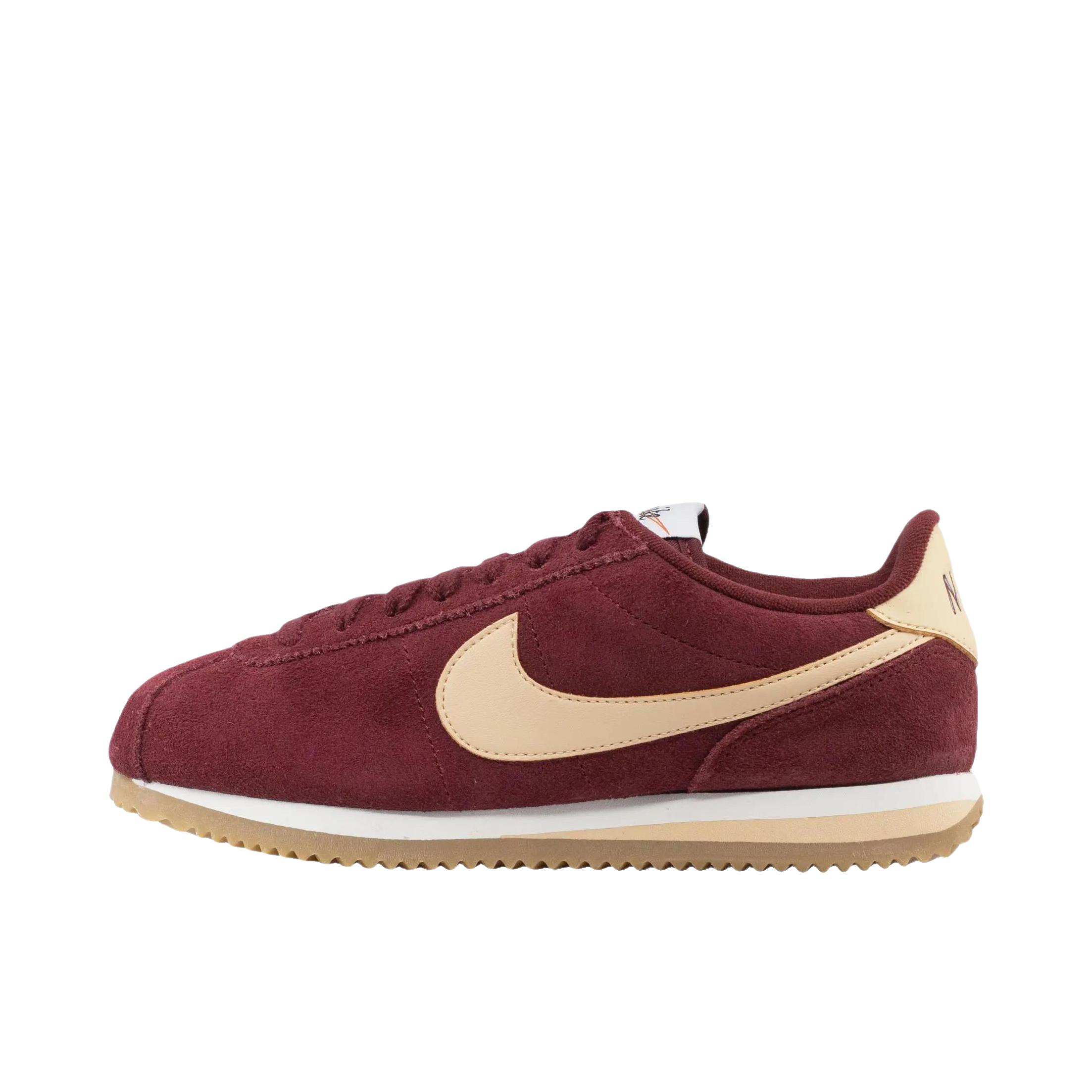 推荐商品：Nike Classic Cortez 阿甘鞋 跑鞋 防滑耐磨缓震透气轻便抓地舒适低帮耐穿贴合 酒红色/米色