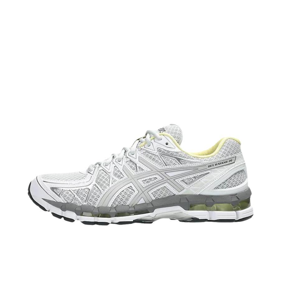 推荐商品：Asics/亚瑟士 GEL-Kayano 20 舒适减震 防滑耐磨 透气 复古 时尚潮流 轻便 网布 跑鞋 银色/灰色