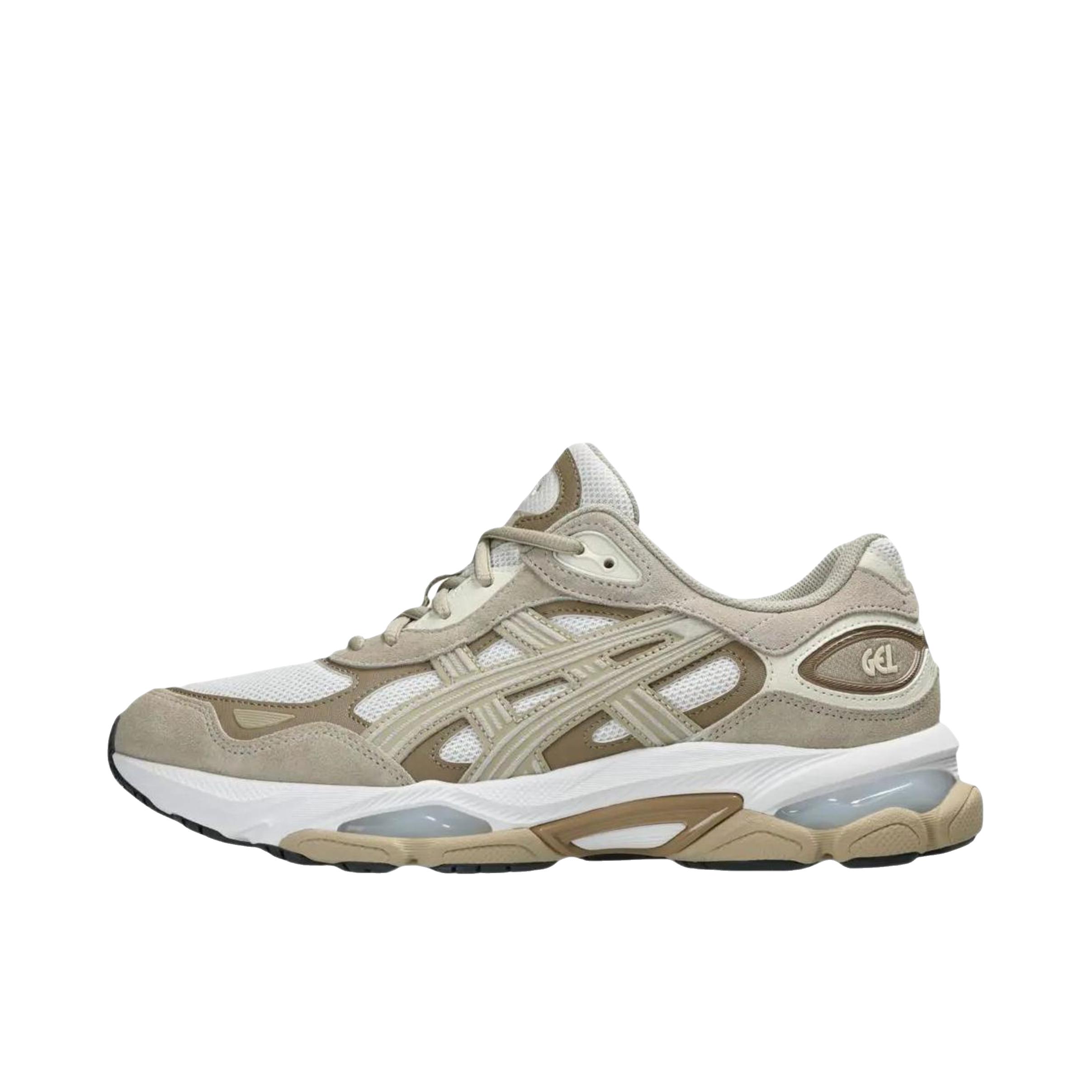 推荐商品：Asics/亚瑟士 Gel-NYC 2.0 跑鞋 圆头系带厚底支撑 奶茶棕