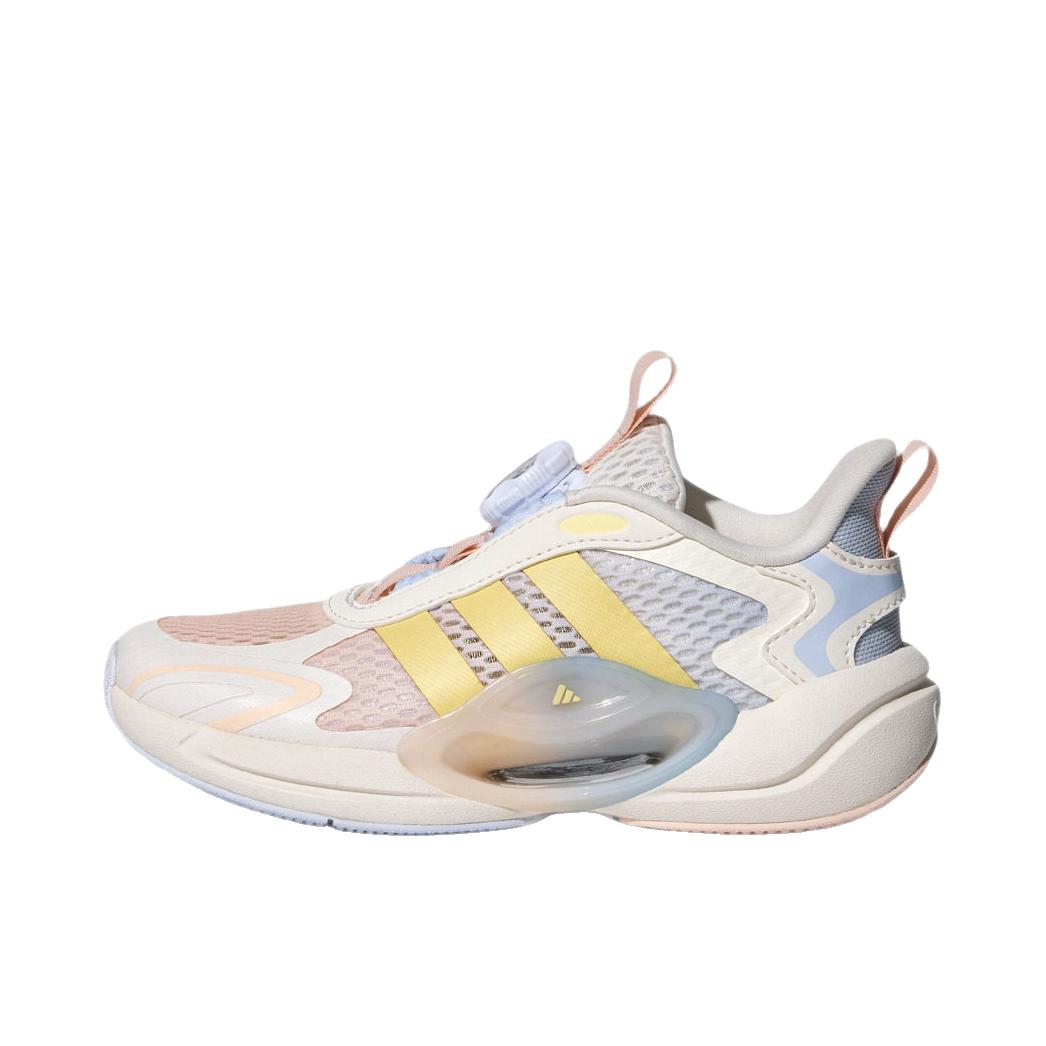 推荐商品：adidas Galaxy Scout 跑鞋 防滑耐磨减震低帮旋转按钮 大童/粉色/白色/黄色/淡粉色