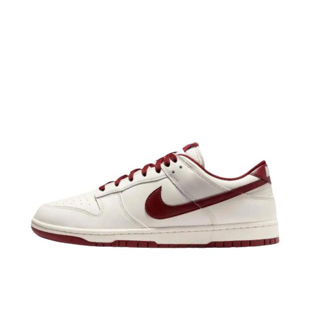 推荐商品：Nike Dunk 板鞋 经典复古百搭 白色/正红色
