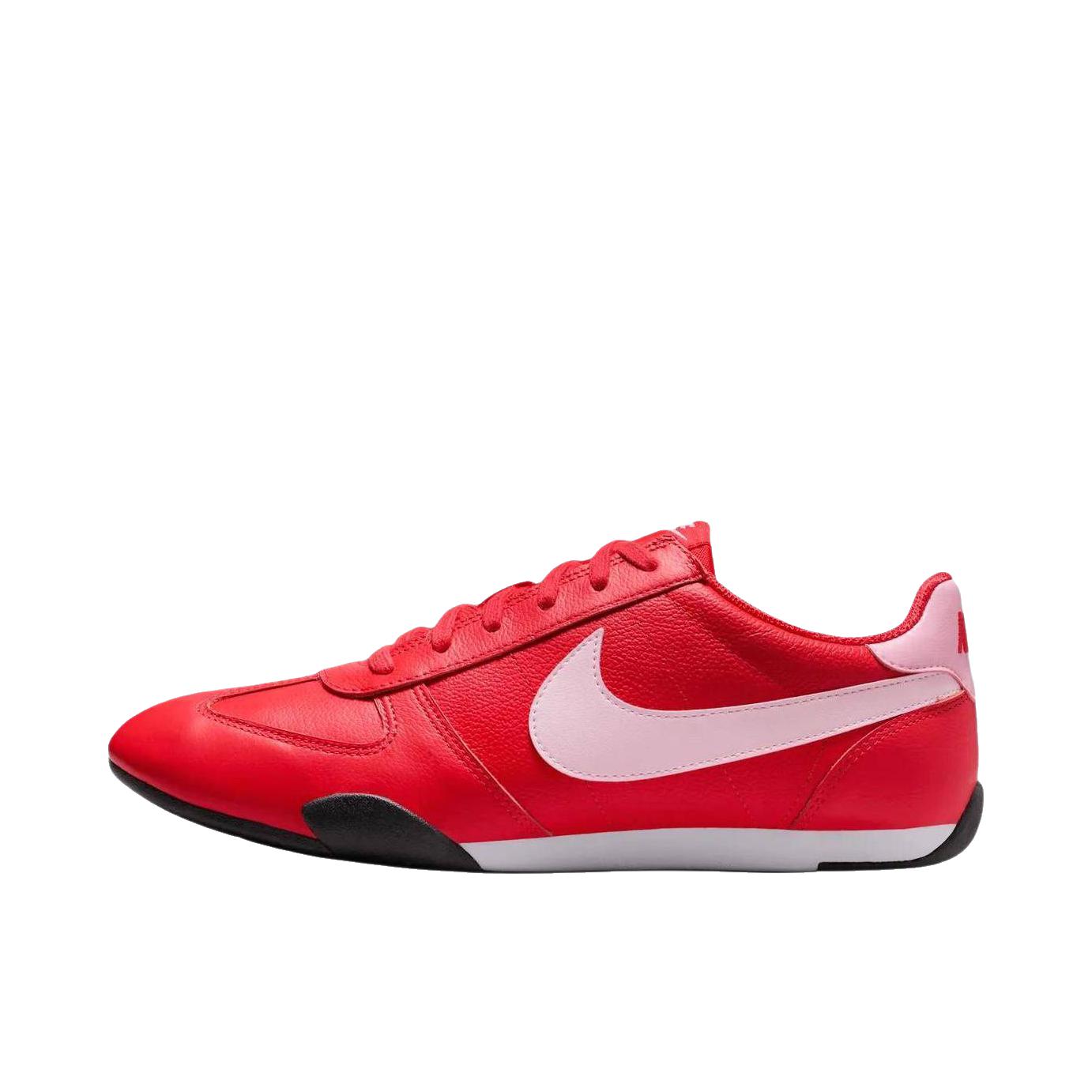推荐商品：Nike Sprint Sister 运动休闲鞋 系带平跟圆头薄底复古芭蕾风 红色/粉色