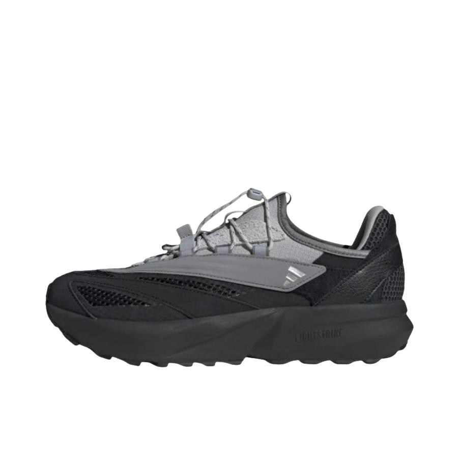 推荐商品：adidas LIGHTBLAZE Vista 跑鞋 透气橡胶圆头贴合 黑色/灰色