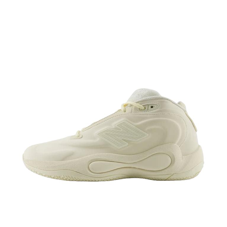 推荐商品：New Balance FFBB系列 篮球鞋 百搭系带平跟 米白色 