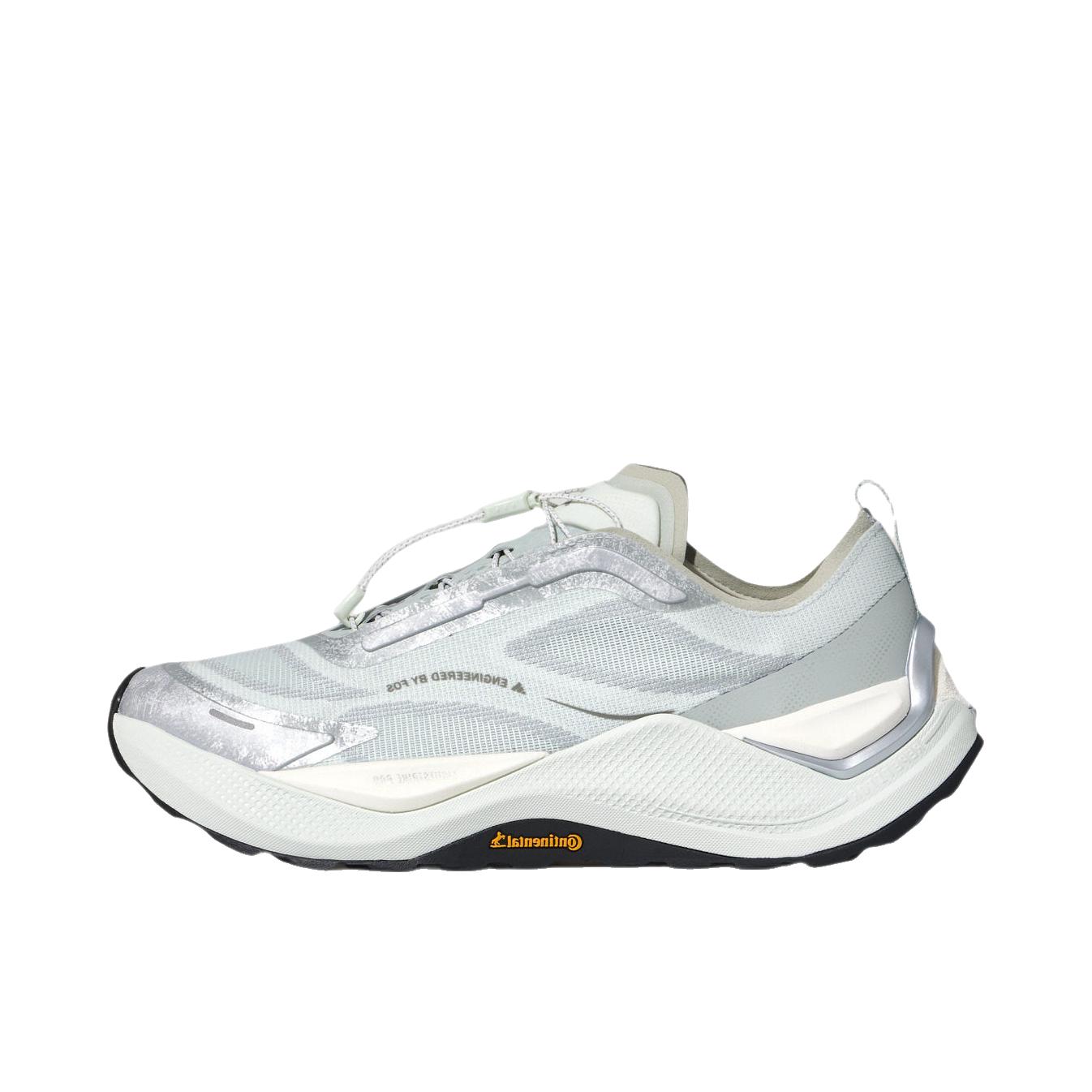 推荐商品：adidas FOS HOLO PEAK 运动休闲鞋 越野跑鞋 低帮抽绳圆头橡胶贴合 水晶翡翠绿/奇迹银/灰色