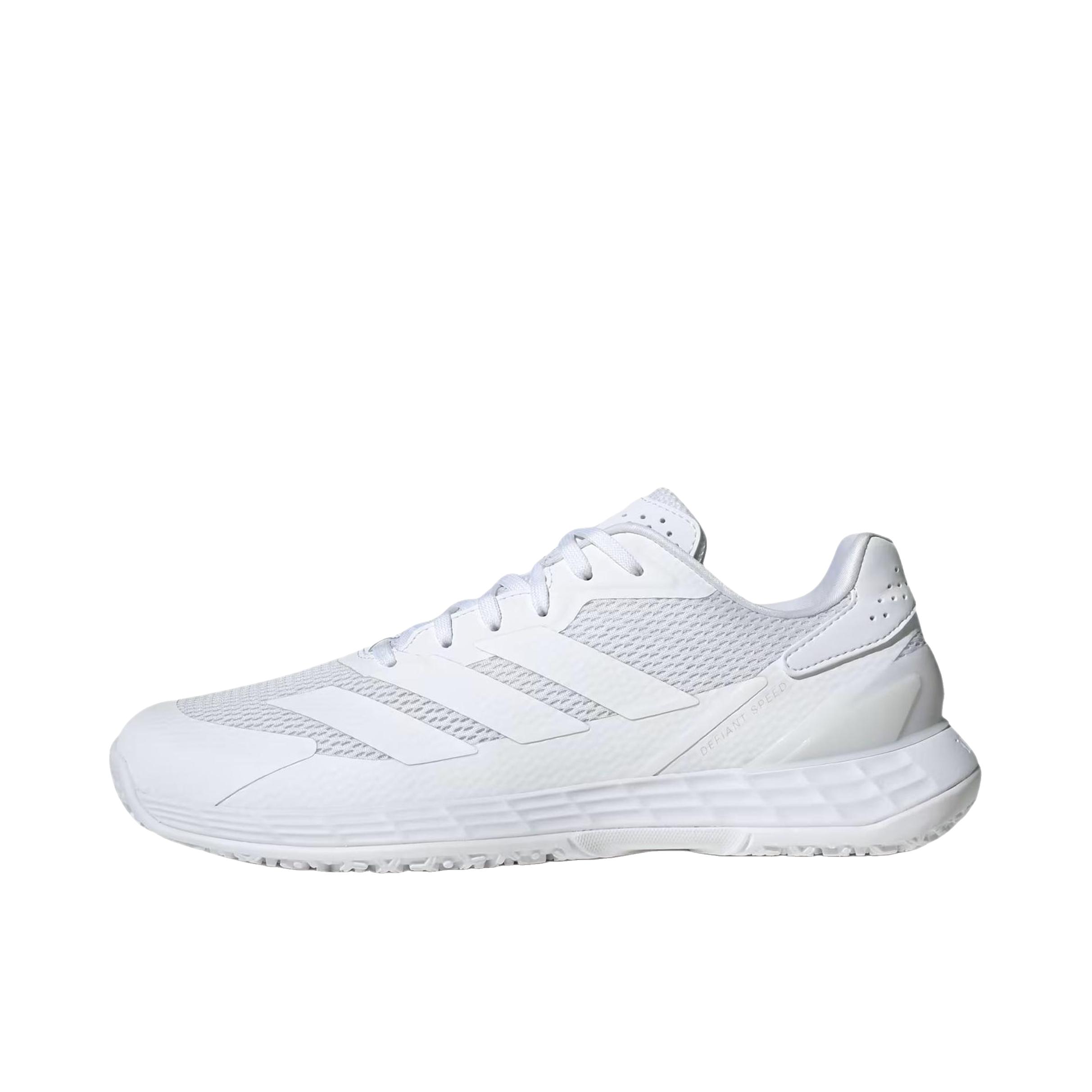 推荐商品：adidas Defiant Speed 2 防滑 低帮 圆头 训练 系带 网球鞋 白色