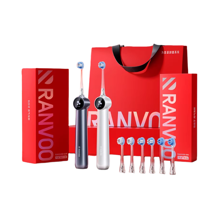 推荐商品：【礼盒装】RANVOO/锐舞 PH5 成人款 电动牙刷 喷气冲刷 洁净护龈 磁吸充电