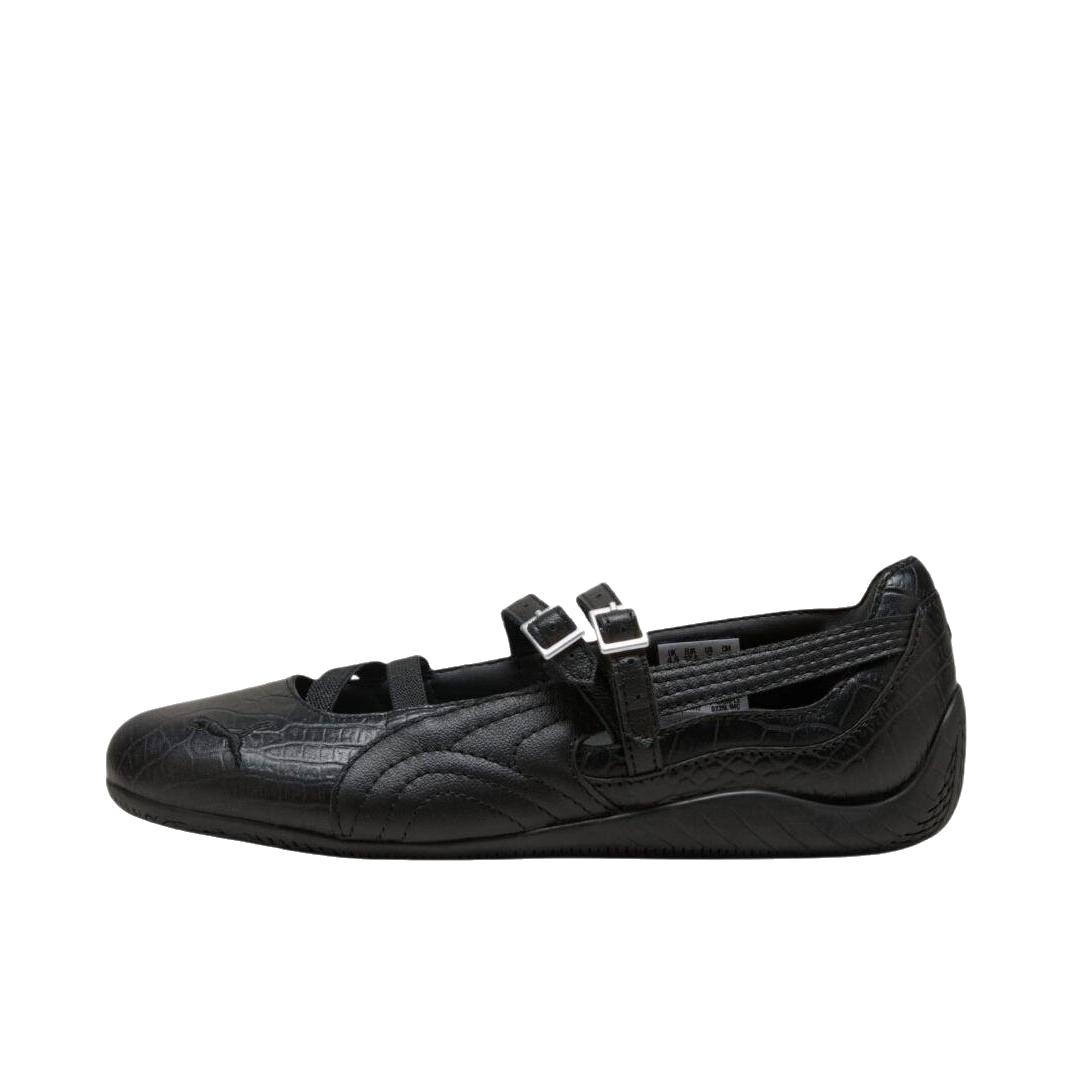 推荐商品：【朴彩英同款】Puma/彪马 Speedcat Ballet 休闲 平跟 运动风 芭蕾风 薄底 玛丽珍 单鞋 女款/深黑色
