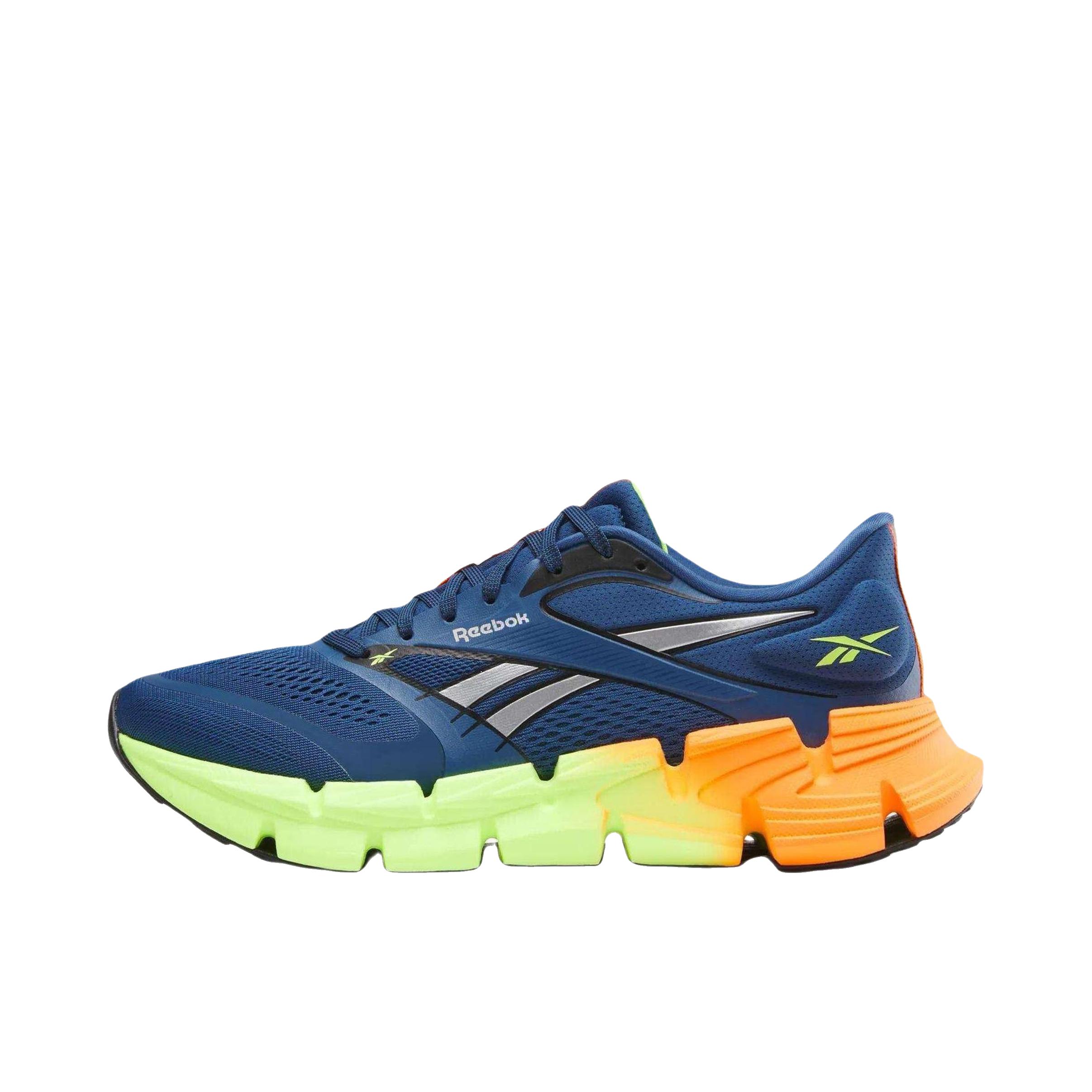 推荐商品：Reebok/锐步 FloatZig 2 跑鞋 百搭圆头厚底系带 深蓝色