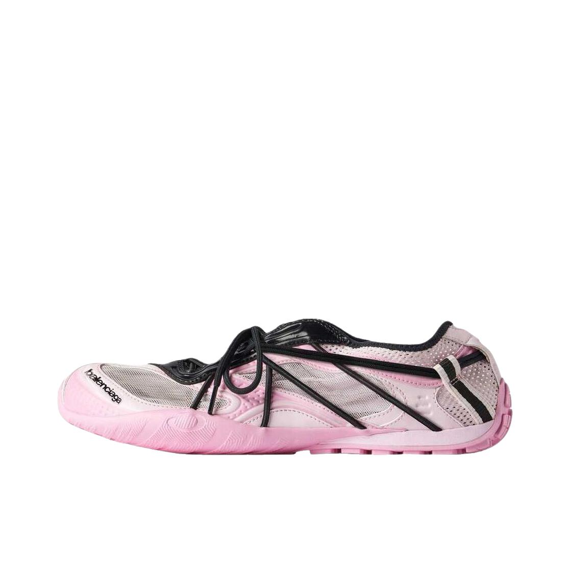 推荐商品：Balenciaga 巴黎世家 Radar Gradient Lines 运动休闲鞋 圆头系带低帮平跟 女款/粉色/黑色