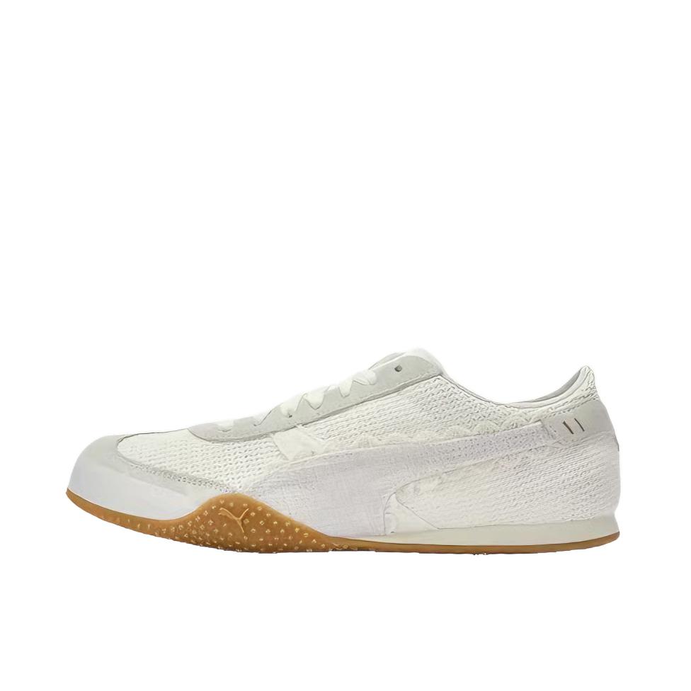 推荐商品：Puma/彪马 BELLA UT WEAVE 运动休闲鞋 复古编织透气低帮 女款/米色/白色