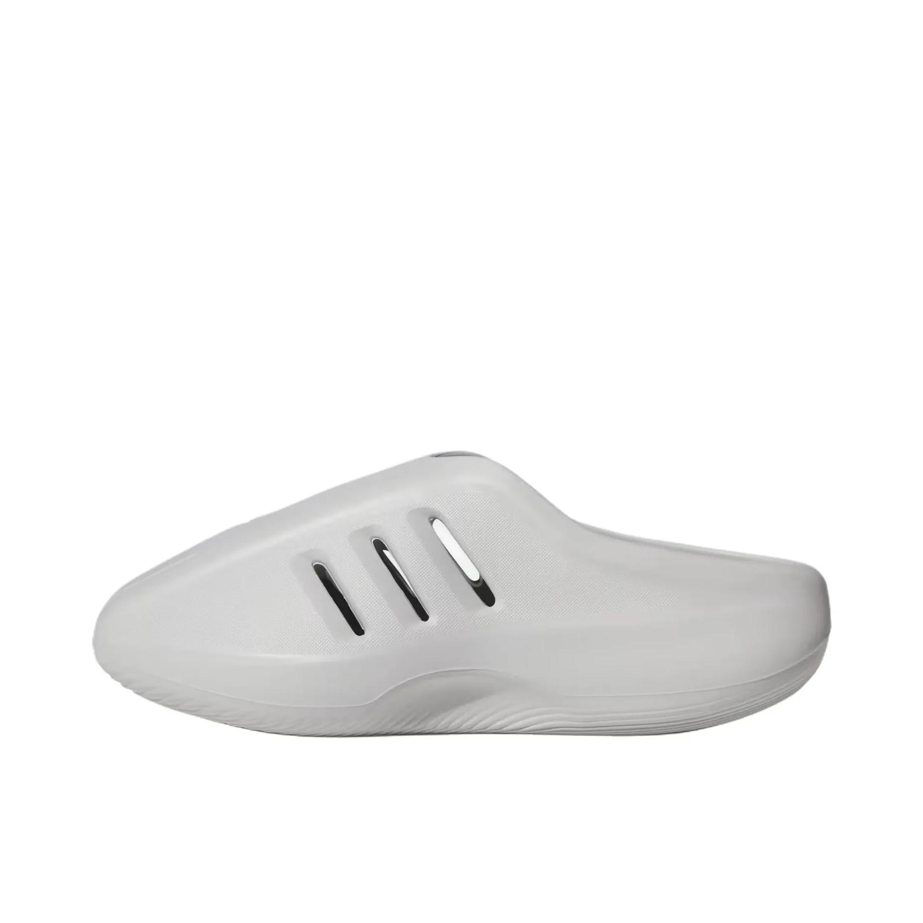 推荐商品：adidas Originals adiFOM IIInfinity Mule 经典包头 防滑防磨 舒适静音 运动休闲 拖鞋 浅灰色