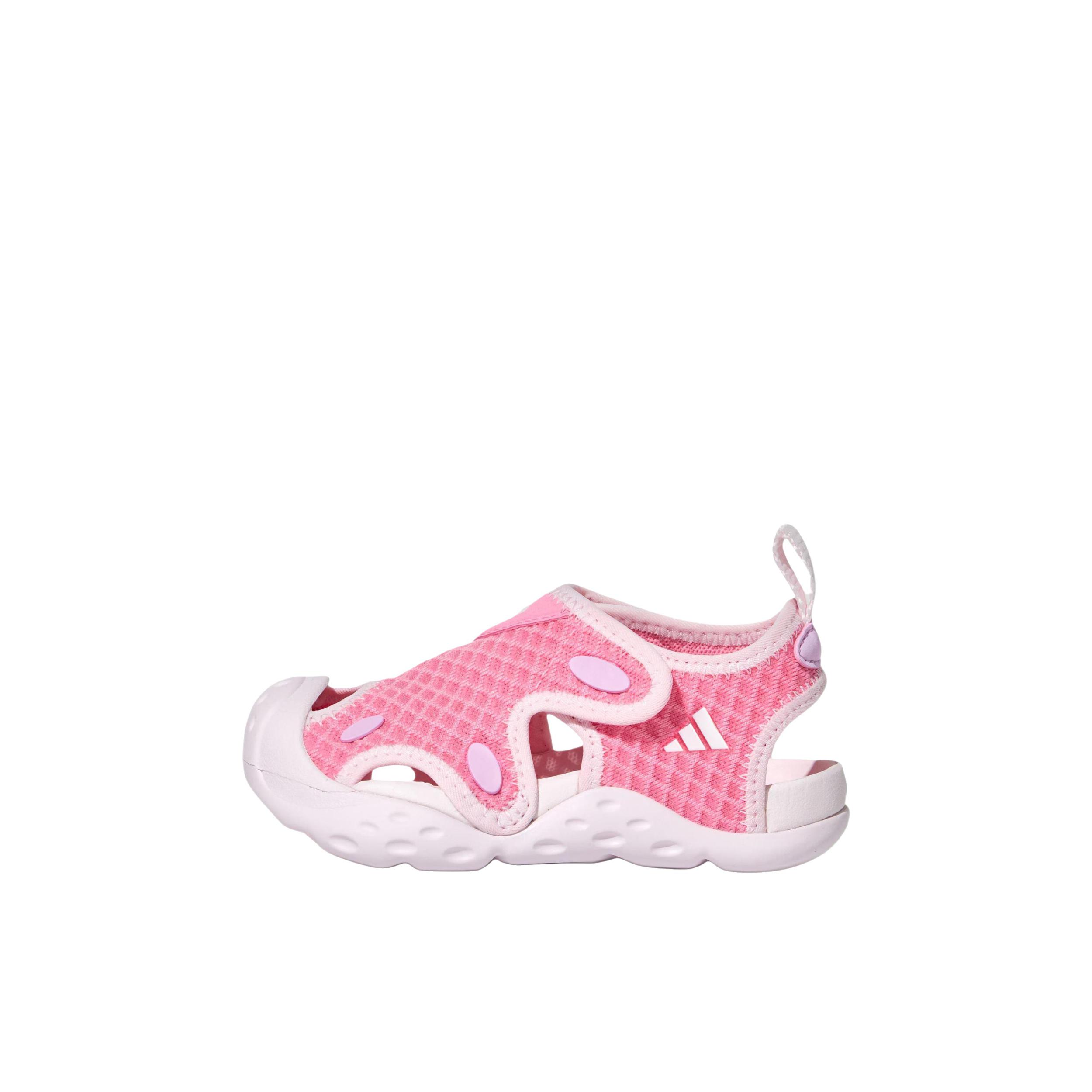 推荐商品：adidas STARSTRIDE 凉鞋儿童 休闲运动防滑贴合玩水 婴童/祈福粉