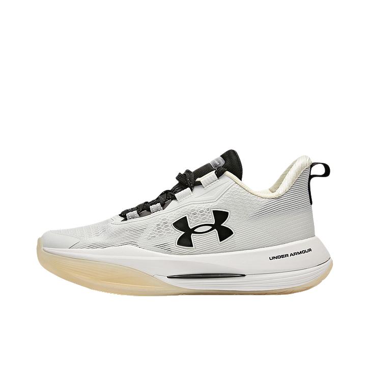 推荐商品：Under Armour/安德玛 篮球系列 篮球鞋 防滑透气减震 大童/灰色