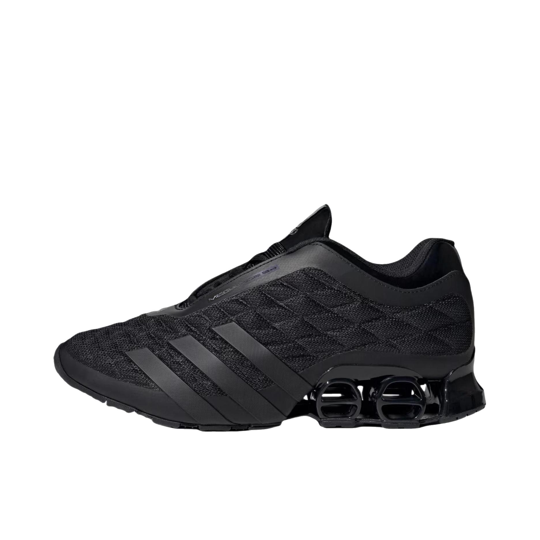 推荐商品：adidas Megaride S2 M 跑鞋 圆头系带橡胶 黑色