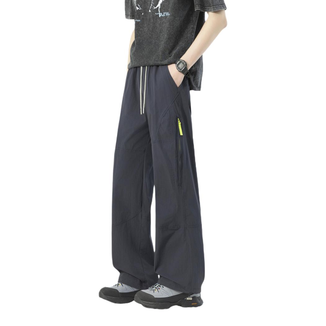 推荐商品：哈克汉贝 2026SS 透气防晒速干中性风弹力运动长裤 HK97017 藏青