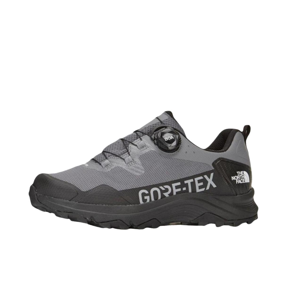 推荐商品：北面 Enertech Boa Gore-Tex 登山鞋 户外鞋 圆头舒适防滑 浅灰色/黑色