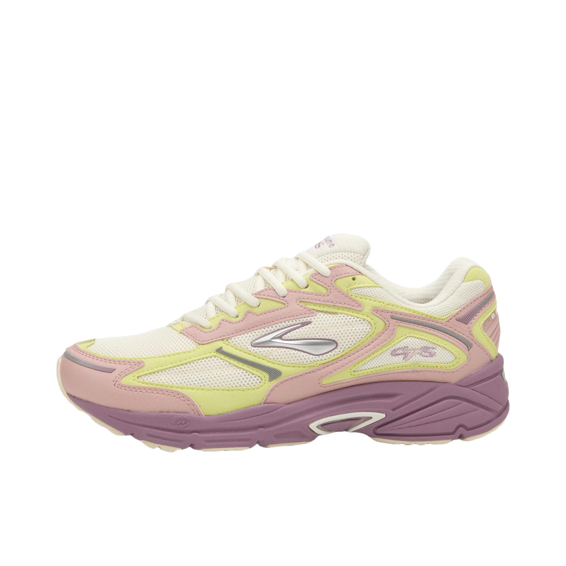 推荐商品：Brooks/布鲁克斯 Adrenaline GTS 4 复古 公路 系带 跑鞋 米色/白色/粉色/紫色/黄色 