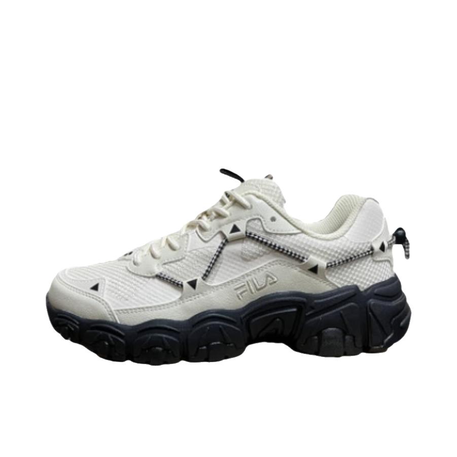 推荐商品：FILA/斐乐 猫爪1代 老爹鞋 复古百搭时尚休闲运动舒适防滑耐磨减震透气轻便厚底增高合成革 奶白色
