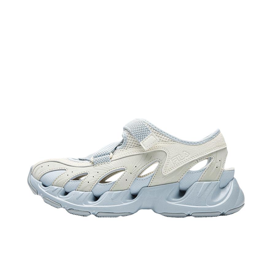 推荐商品：FILA/斐乐 VETTA SANDAL 溯溪鞋 防滑轻便休闲增高 女款/奶白色/珍珠蓝