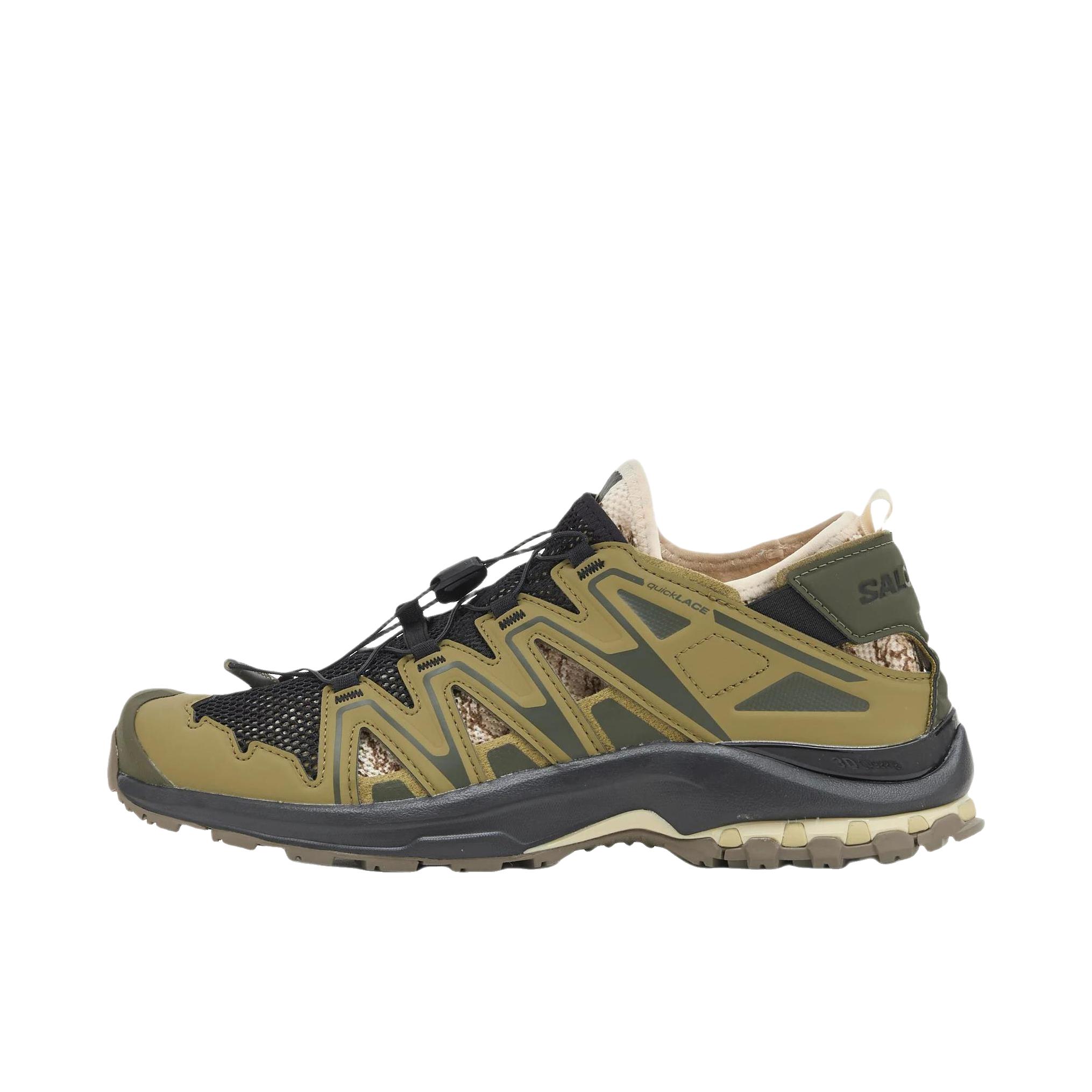 推荐商品：Salomon/萨洛蒙 Advanced Modular 3-in-1 跑鞋 越野抽绳圆头 绿色