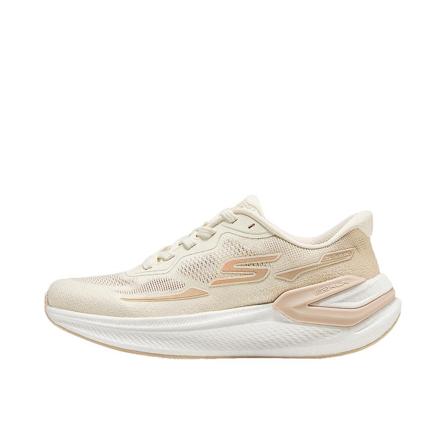 推荐商品：Skechers/斯凯奇 跑鞋 防滑轻便透气 129783 女款/白色