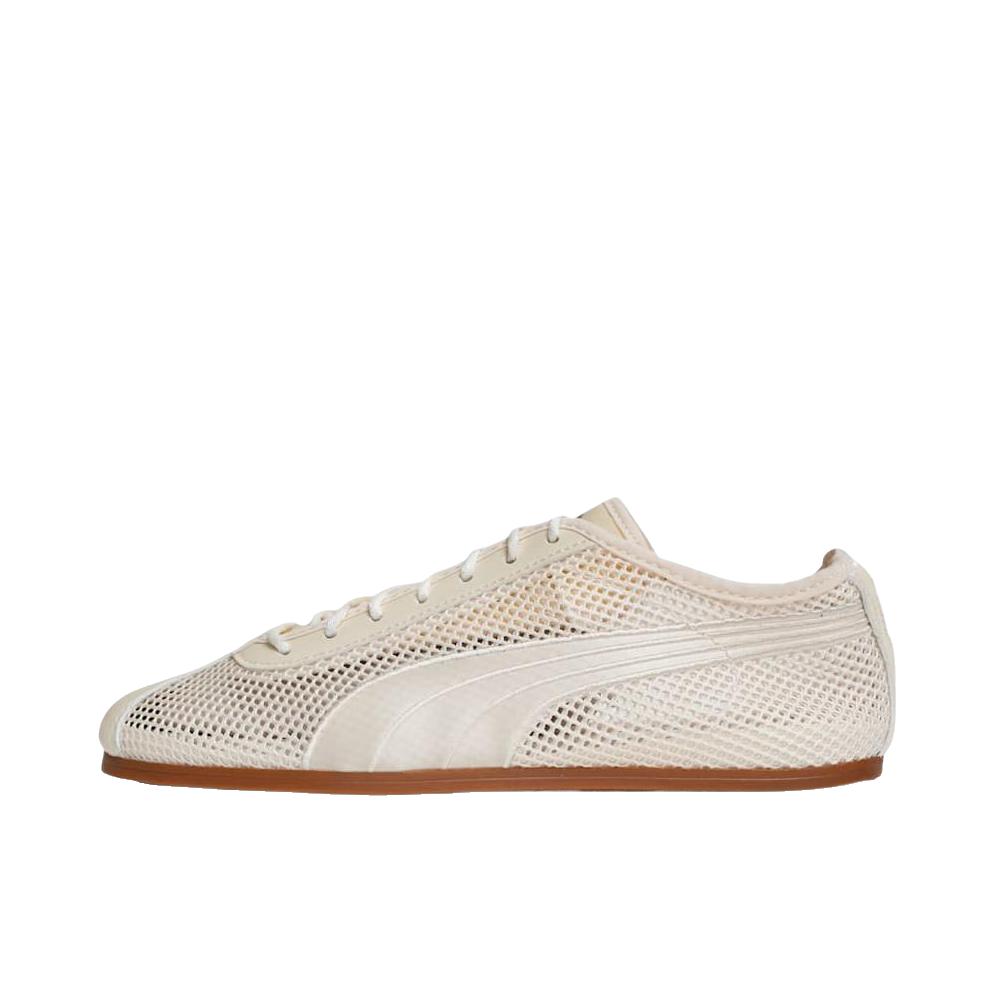 推荐商品：【张凌赫同款】 Puma/彪马 Tackle 运动休闲鞋 舒适简约复古百搭减震圆头薄底包裹性贴合 米色/奶白色