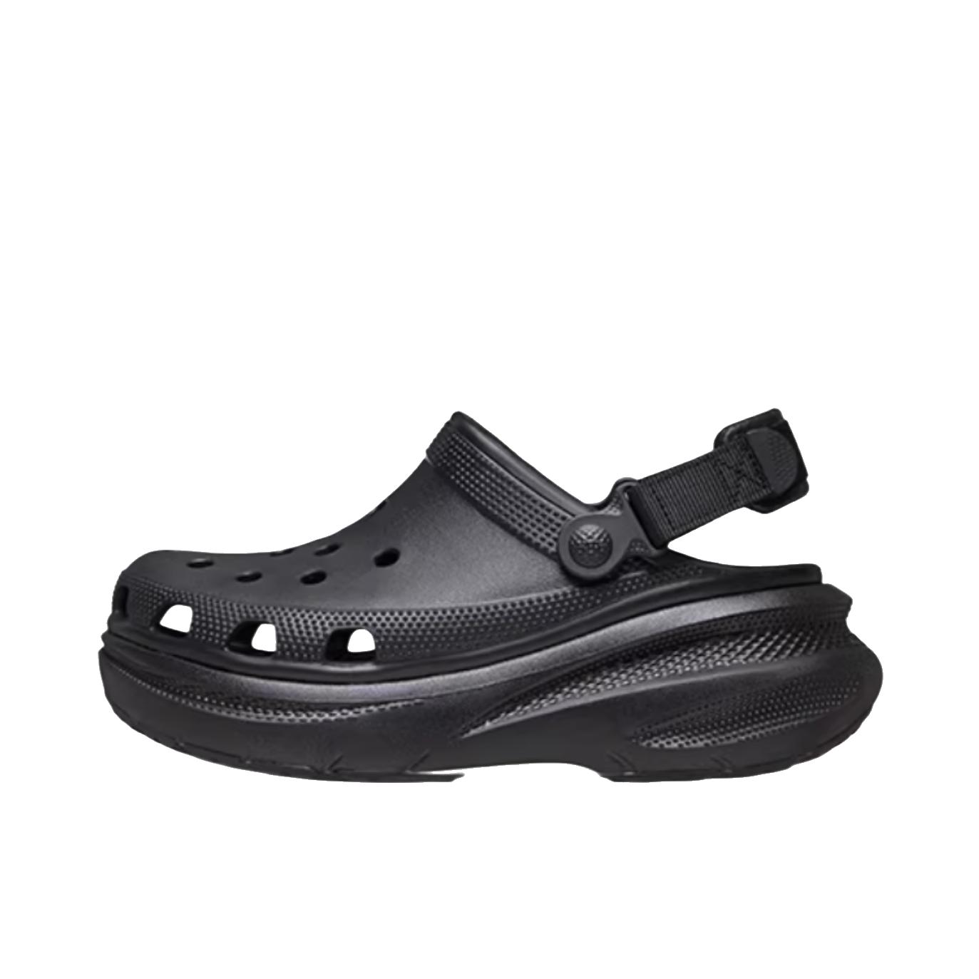 推荐商品：Crocs/卡骆驰 动感泡芙 凉鞋 厚底街拍轻便舒适 黑色