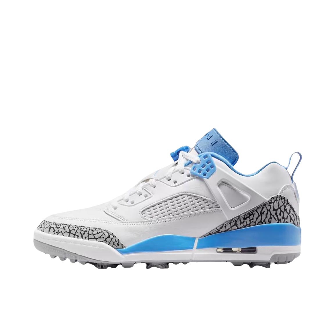 推荐商品：Jordan Spizike GOLF 高尔夫鞋 透气支撑抽绳厚底 奶白色/蓝色