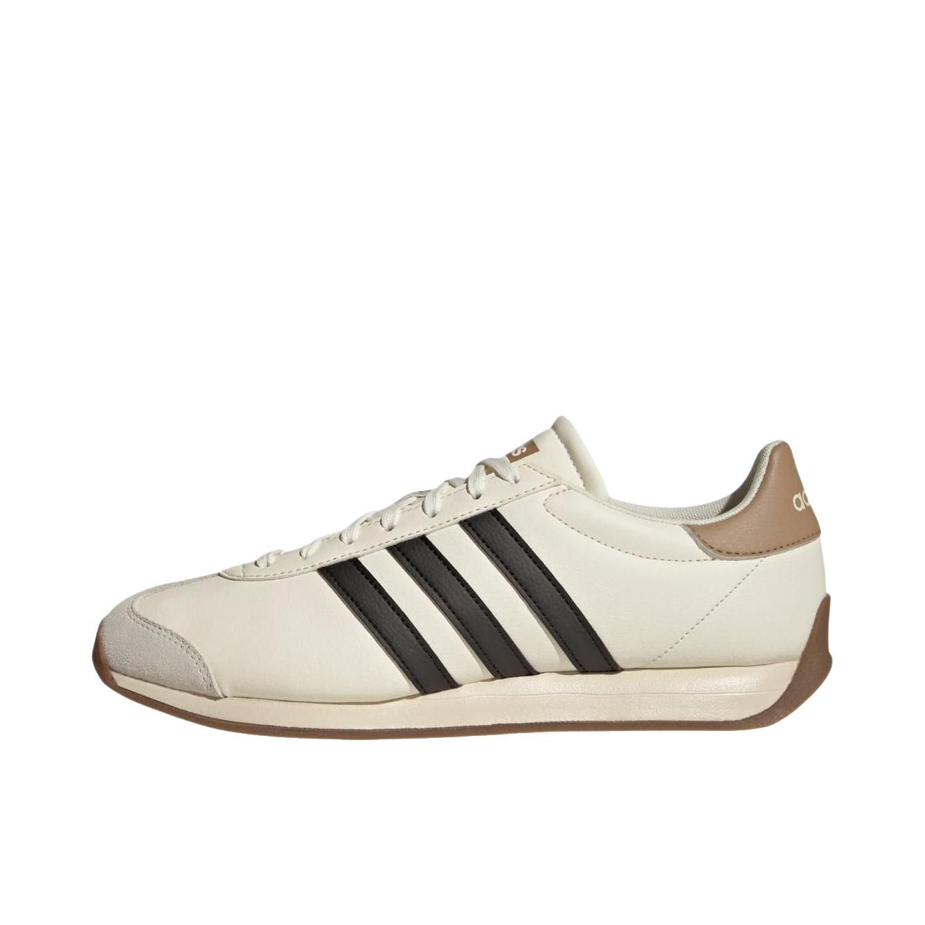 adidas RUNVISTA T头鞋 运动休闲鞋 舒适耐磨防滑 米色/黑色