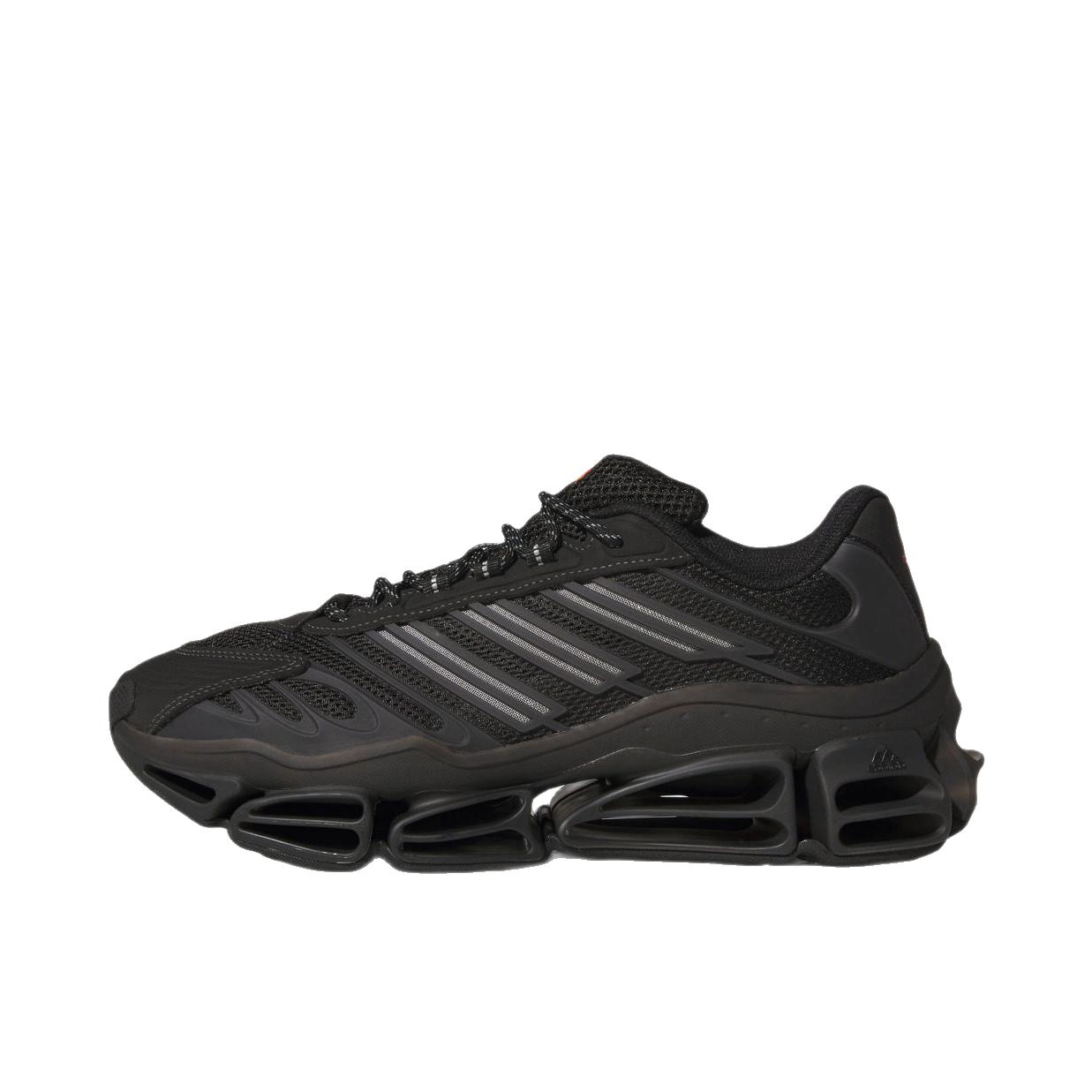 推荐商品：adidas MEGARIDE AG 跑鞋 防滑耐磨时尚休闲 黑色/夜空灰